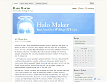 Tablet Screenshot of halomaker.wordpress.com