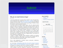 Tablet Screenshot of kobson.wordpress.com