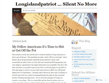 Tablet Screenshot of longislandpatriot.wordpress.com