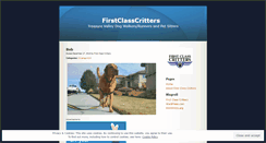 Desktop Screenshot of firstclasscritters.wordpress.com