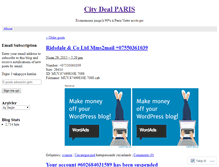 Tablet Screenshot of citydealparis.wordpress.com