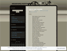 Tablet Screenshot of krissfamily.wordpress.com