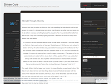 Tablet Screenshot of drivencure.wordpress.com