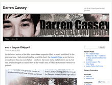 Tablet Screenshot of darrencassey.wordpress.com