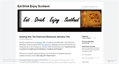 Desktop Screenshot of eatdrinkenjoyscot.wordpress.com