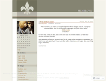 Tablet Screenshot of mimilove.wordpress.com