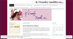 Desktop Screenshot of klcrumley.wordpress.com
