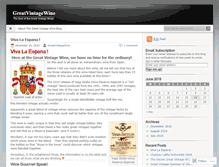 Tablet Screenshot of greatvintagewine.wordpress.com