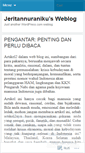 Mobile Screenshot of jeritannuraniku.wordpress.com