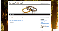 Desktop Screenshot of christiandivorceandremarriage.wordpress.com