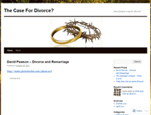 Tablet Screenshot of christiandivorceandremarriage.wordpress.com