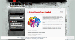 Desktop Screenshot of donkzpunkz.wordpress.com