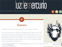 Tablet Screenshot of luzdemercurio.wordpress.com