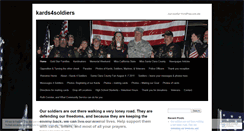 Desktop Screenshot of kards4soldiers.wordpress.com