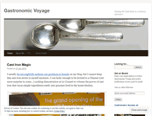 Tablet Screenshot of gastronomicvoyage.wordpress.com