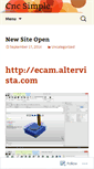 Mobile Screenshot of cncsimple.wordpress.com