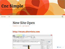 Tablet Screenshot of cncsimple.wordpress.com