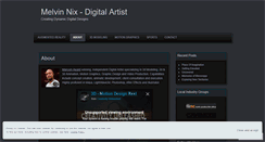 Desktop Screenshot of melvinnix.wordpress.com
