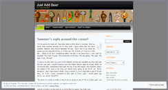 Desktop Screenshot of justaddbeer.wordpress.com