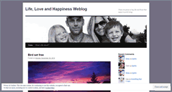 Desktop Screenshot of lifeloveandhappiness.wordpress.com