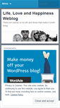 Mobile Screenshot of lifeloveandhappiness.wordpress.com