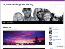 Tablet Screenshot of lifeloveandhappiness.wordpress.com