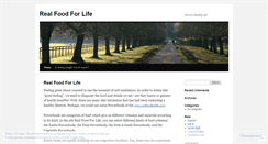 Desktop Screenshot of dietforhealthylife.wordpress.com