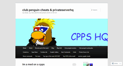 Desktop Screenshot of clubpenguinprivateserverhq.wordpress.com