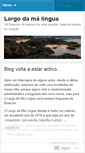 Mobile Screenshot of largodamalingua.wordpress.com