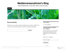 Tablet Screenshot of mediterraneanutricion.wordpress.com