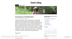 Desktop Screenshot of estersblog.wordpress.com