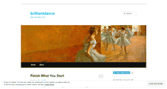 Desktop Screenshot of brilliantdance.wordpress.com