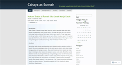 Desktop Screenshot of abufauzanassalafi.wordpress.com