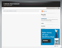 Tablet Screenshot of celebrityweb.wordpress.com