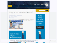 Tablet Screenshot of oecstimes.wordpress.com