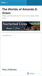 Mobile Screenshot of amandasgreen.wordpress.com