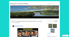 Desktop Screenshot of claudiovereza.wordpress.com