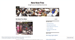 Desktop Screenshot of newnowfree.wordpress.com
