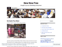 Tablet Screenshot of newnowfree.wordpress.com