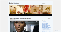 Desktop Screenshot of betinavb.wordpress.com