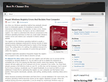 Tablet Screenshot of bestpccleanerpro.wordpress.com