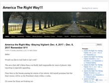Tablet Screenshot of americatherightway.wordpress.com