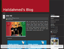 Tablet Screenshot of halidahmed.wordpress.com