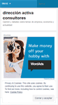 Mobile Screenshot of direccionactiva.wordpress.com