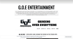 Desktop Screenshot of goeentertainment.wordpress.com