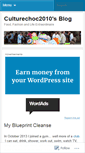 Mobile Screenshot of culturechoc2010.wordpress.com