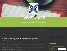 Tablet Screenshot of cyberexpressohio.wordpress.com