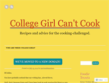 Tablet Screenshot of collegegirlcantcook.wordpress.com