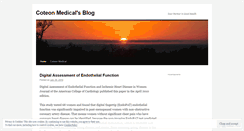 Desktop Screenshot of coteonmedical.wordpress.com