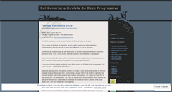 Desktop Screenshot of musicasuigeneris.wordpress.com